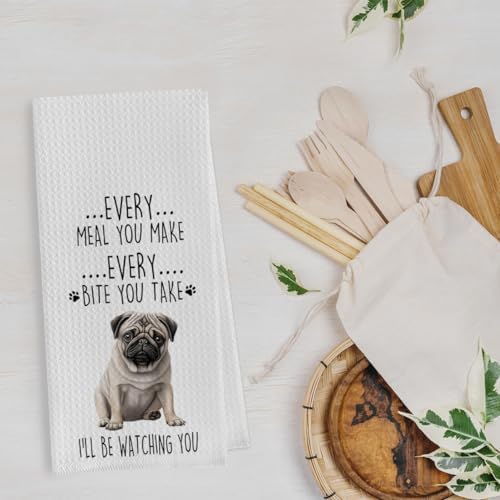 Funny Pug Dish Towels Set - Image 3