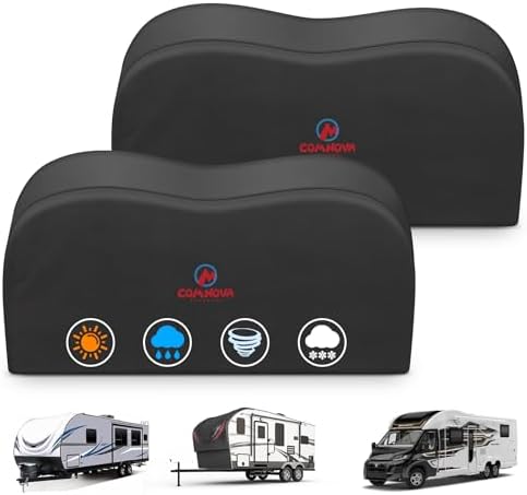 Comnova RV Tire Cover 2 Pack by MCOMNOVAOUTDOORS
