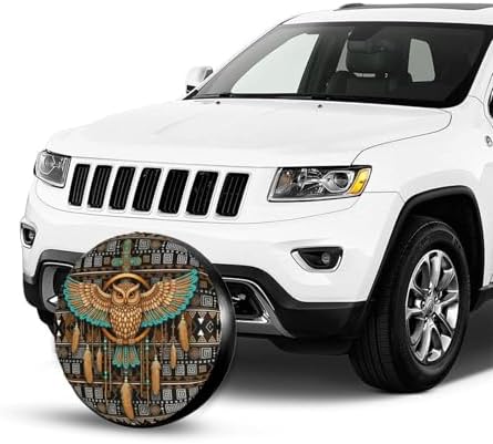 Native American Owl Spare Tire Cover Wheel Protector Universal Fit - Image 2