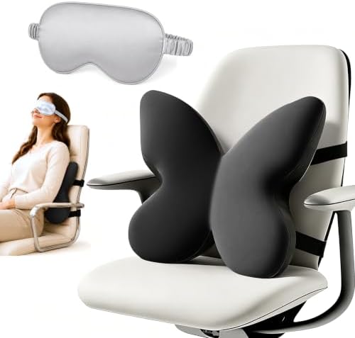 Memory Foam Lumbar Support Pillow, Back Support by FoKon