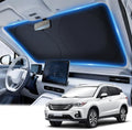 JUSTTOP 300T Car Windshield Sun Shade, Universal Foldable Reflective Sun Shade by JUSTTOP