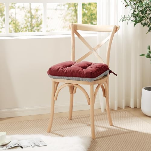 Love's cabin Memory Foam Chair Cushions Set of 4, 19 Inch - Image 6