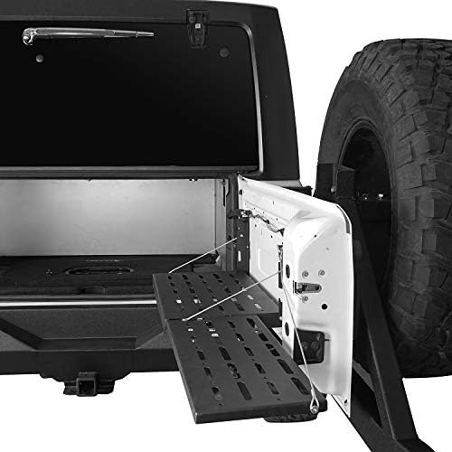 Hooke Road Wrangler JK Tailgate Table Camping Cargo Shelf Storage Rack - Image 4