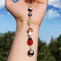 Car Rear View Mirror Accessories Mushroom Car Hanging Ornament, Evil Eye Witchy by Pyotivol