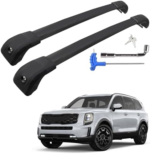 330LB Roof Rack Cross Bars for 2019-2026 KIA Telluride LX EX S SX Prestige by GDYDI