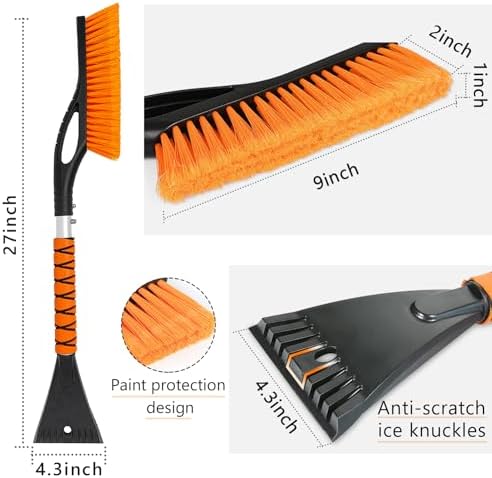Snow Brush and Ice Scraper for Car Windshield - Image 3