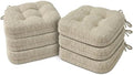 Shinnwa Dining Chair Cushions Set of 6, Dual-Layer Memory Foam Kitchen Chair by Shinnwa