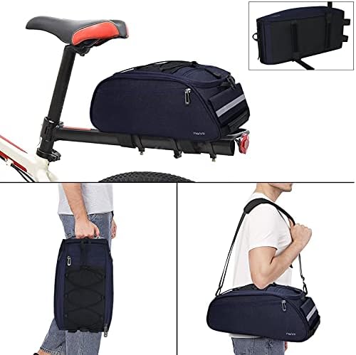 MOSISO Bike Rack Bag, Waterproof Bicycle Trunk Pannier Rear Seat Pouch - Image 4