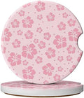 2 Pack Car Coasters for Cup Holders, Cute Car Accessories Interior by YeeCASE