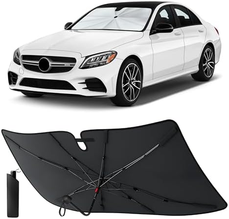 EcoNour Foldable Windshield Sun Shade & Window Tint Fit by EcoNour