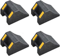 OrangeStar 4-Pack Heavy Duty Rubber Wheel Chocks by OrangeStar