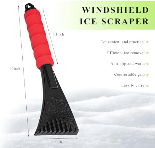 Ice Scraper for Car Windshield, Scratch-Free Auto Window Snow Scraper - Image 2