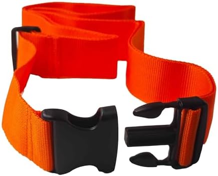 4 Pack Orange Luggage Straps, Adjustable Travel Belt - Image 3