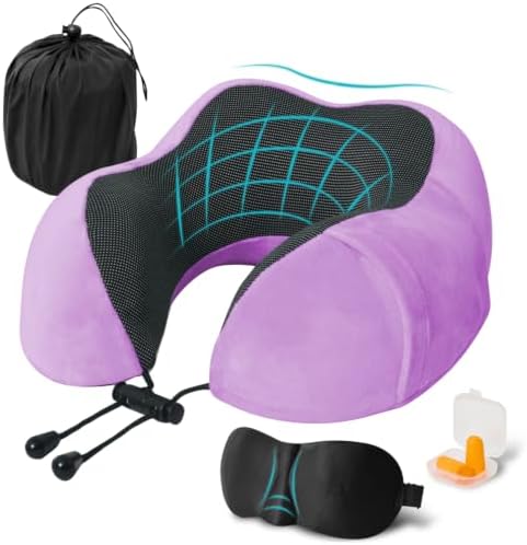Travel Pillow, Memory Foam Neck Pillow by Unknown
