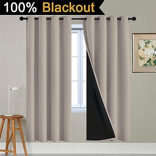 Yakamok Natural Blackout Curtains 72 Inches Long - Image 2