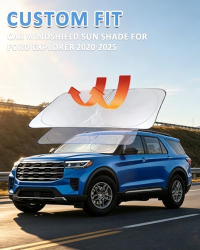 Sunshade for Ford Explorer 2020-2026 Windshield Sun Shade Protector - Image 2