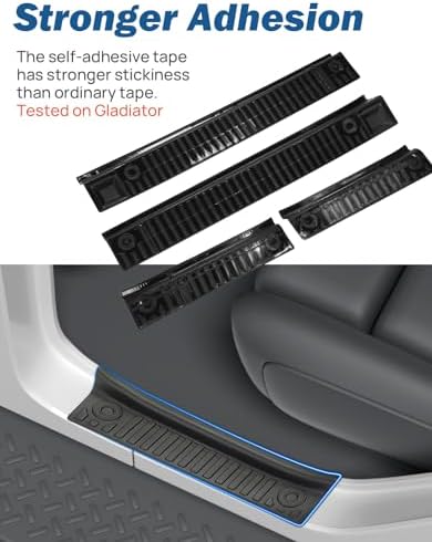 JOYTUTUS Gladiator Door Sill Guards Compatible - Image 4