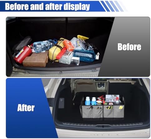 Car Trunk Organizer, 65L Collapsible Auto Storage Box - Image 5