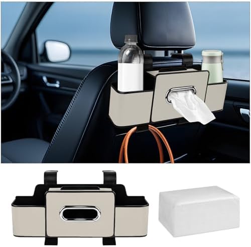Car Back Seat Organizer with Tissue and Storage Hook by toresper