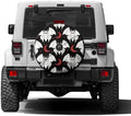 Cartoon Mothman Spare Tire Cover by Foruidea