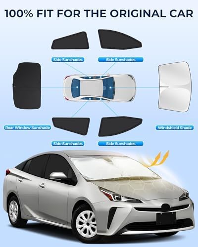 for Toyota Prius 2016-2022 Car Window Shades - Image 6