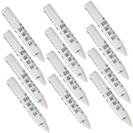 Uonlytech 12pcs White Wax Tire Marking Pens by UONLYtech