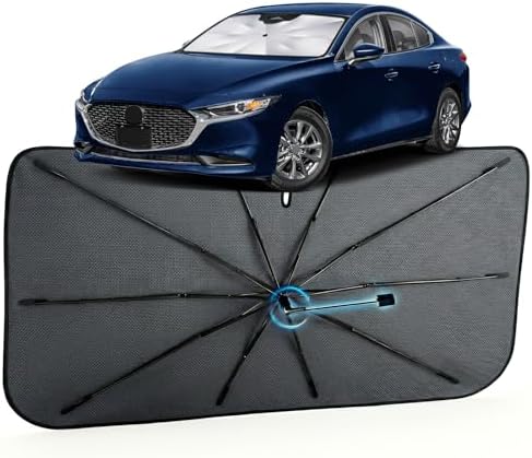 Car Windshield Sun Shade Umbrella by MakeLifeBetter