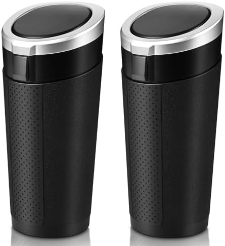 Car Trash Can with Lid, 2 Pack by Hiitytin