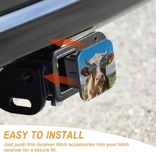 2" Trailer Hitch Cover Rubber Receiver Tube Cap Trailer Hitch Covers - Image 4