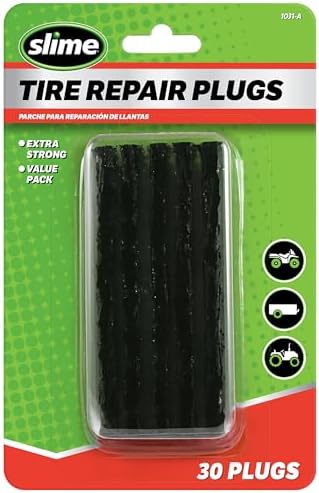 Slime 1031-A Tire Repair Plug Pack, Standard Heavy Duty Strings, by Slime