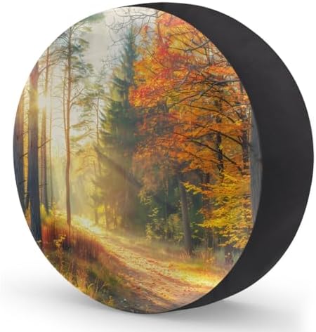 Autumn Spare Tire Cover 15in Spare Wheel Covers Tire Storage Cover - Image 2