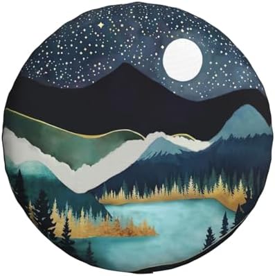 Spare Tire Cover Mountain Natural Scenery Wheel Protectors - Image 2