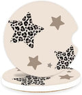 Ceramic Car Coasters – Absorbent Car Cup Holder Coaster Set by lethooly