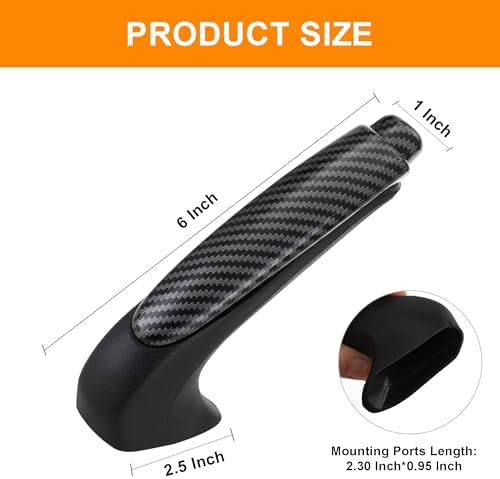 Carbon Fiber Handbrake Cover for Honda Civic 2006-2011 - Image 2