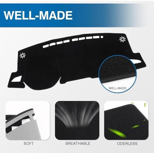 KUST Black Dash Cover for Toyota Corolla Cross 2022 2023 2024 2025 2026 - Image 4