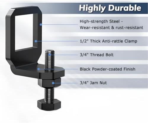 Anti Rattle Hitch Tightener, 2 Inch - Image 2