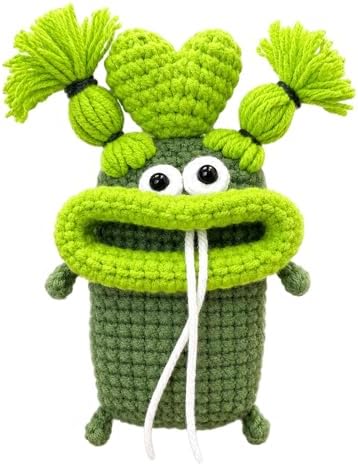 Crochet Key Case for Car Keys, Handmade Drawstring Cover by Unknown