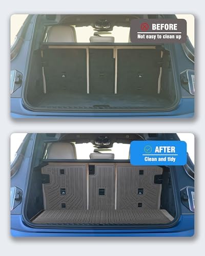 Cargo Liners Backrest Mat for BMW IX Accessories 2022-2025 - Image 2