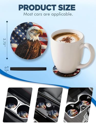 WOCOCN Car Coasters for Cup Holders - Image 6