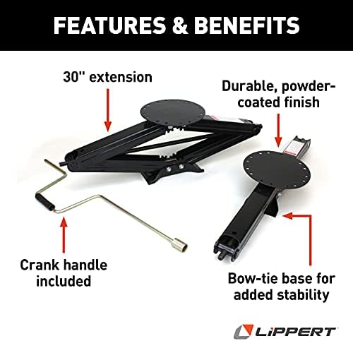 Lippert Components Manual 30" RV Scissor Jack Kit - Image 3