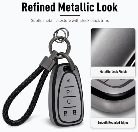 PIFOOG Matte Gray Key Fob Cover Fit - Image 3