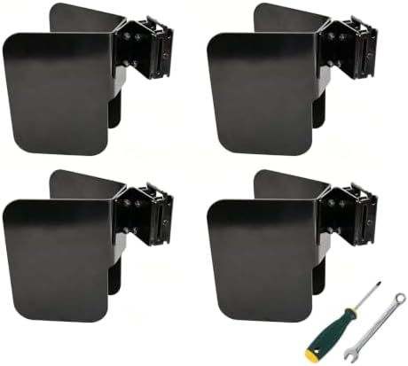 4PCS E-Track Wheel Chock, E-Track Motorcycle Wheel Chock - Image 5