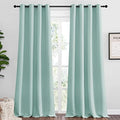 NICETOWN Blackout Curtains for Office, 2 Panels, 55 x 90-inch, Aqua Blue by NICETOWN