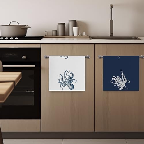 Coastal Octopus Bathroom Decor Set - Image 4