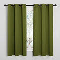 NICETOWN Olive Green Blackout Curtains, 2 Panels, Olive Green by NICETOWN