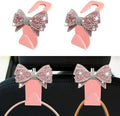 2PCS Car Seat Headrest Hooks, Car Bag Hooks, Cute Bow Knot Vehicle Seatback by Unknown