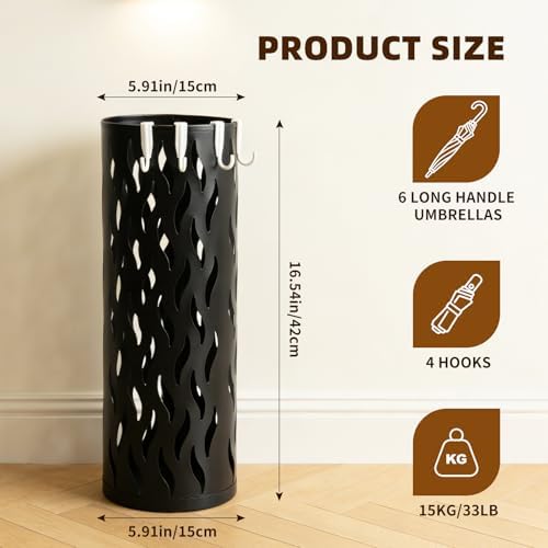 Umbrella Holder, Metal Umbrella Stand - Image 2