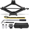 Scissor Car Jack 2.5 Ton Tire Changing Kit by Gurduenon