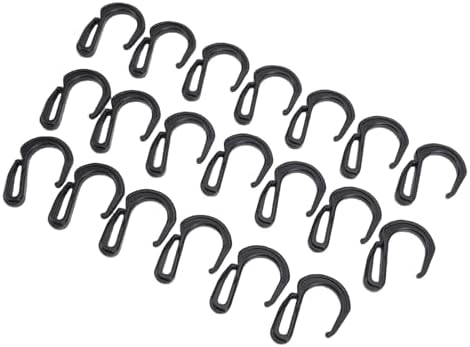 Bungee Cord Hooks 20 Piece Plastic S Clips Cargo Nets - Image 3