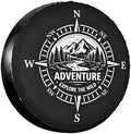 Spare Tire Cover，Compass Camper Spare Tire Cover Waterproof Sun Protection by Unknown